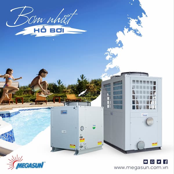 Vì sao nên chọn máy bơm nhiệt Heat pump cho hồ bơi?