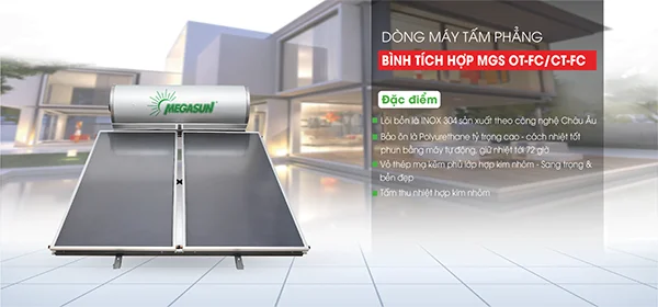 Máy nước nóng tiết kiệm điện Megasun – Sự khác biệt đến từ cấu tạo